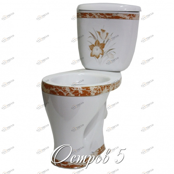 1030110 Компакт унитаз с бачком Белый Лобненский Стройфарфор  Россия 