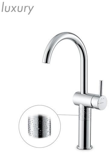 newform Смеситель для раковины, однорычажный, сливной Blink sun-id-1417781 - Вид №3