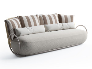 3-местный садовый диван