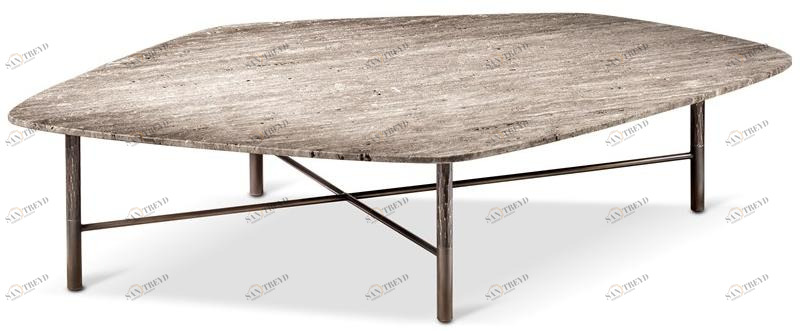 Cantori Низкий журнальный столик из травертина Shanghai sun-id-1399769