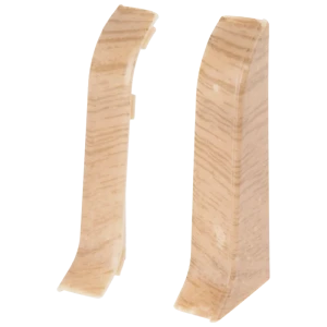 Заглушка для плинтуса левая и правая «Дуб Мадура», высота 58 мм,