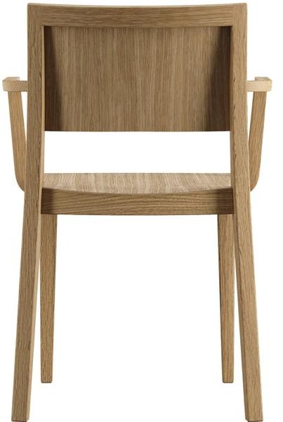 horgenglarus Штабелируемый стул из массива дерева с подлокотниками Lyra 6-550a - Вид №7