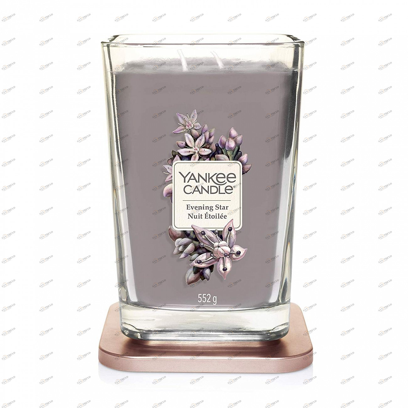 Свеча большая "Вечерняя звезда" 552гр 65-80 часов YANKEE CANDLE  268043 Серый 