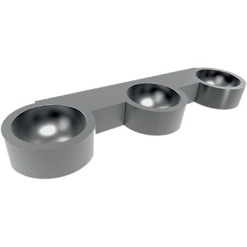 Edone Подвесной умывальник с тройной чашей, отформованной внутри и снаружи sun-id-2008745