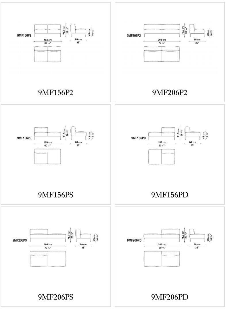 B&B Italia Модульный тканевый диван Michel sun-id-1397437 - Вид №3