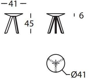 Sancal Круглый деревянный журнальный столик Tortuga sun-id-1381376 - Вид №19