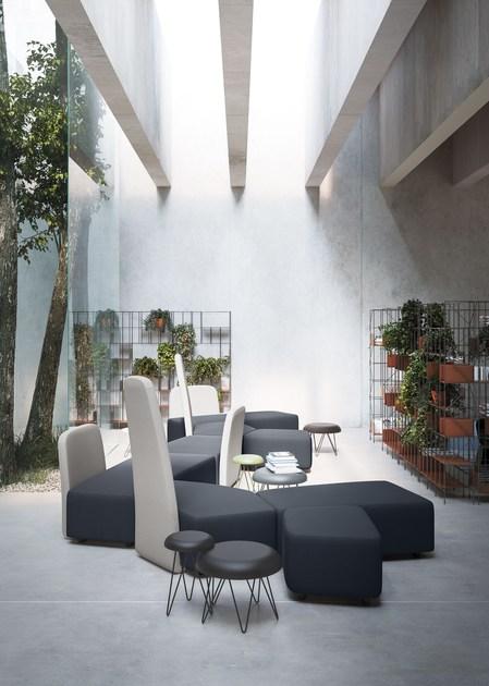 Casamania & Horm Модульный модульный диван со съемным чехлом из ткани или кожи sun-id-1381210 - Вид №3