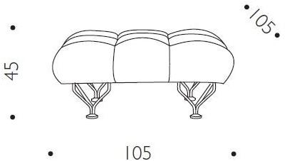 Driade Подставка для ног из бархата 33 cuscini sun-id-1423808 - Вид №4