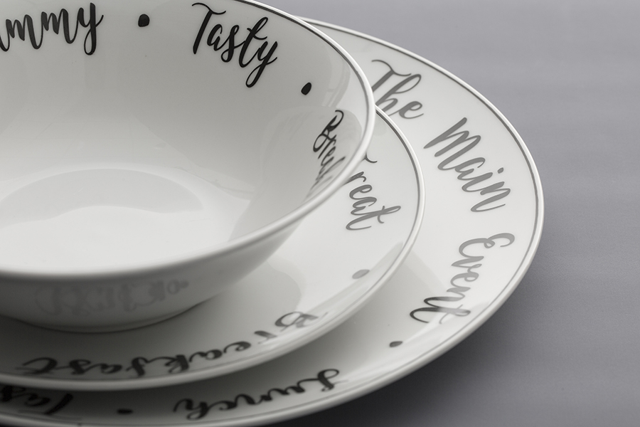 P_0059.612 Тарелка carnaby script d 21 см Price&Kensington  - Вид №1