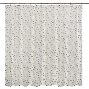 Тюль на ленте «Кофейные зёрна» 250х180 см цвет кофейный