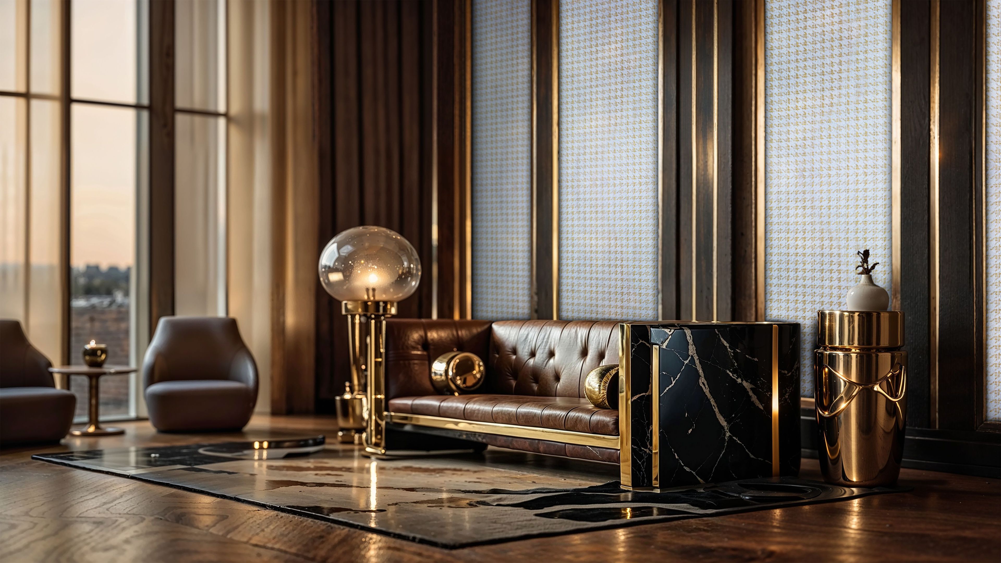 Обои с рисунком из целлюлозного волокна Officinarkitettura® Les nombre d'or ARCH-00060779 - Вид №2