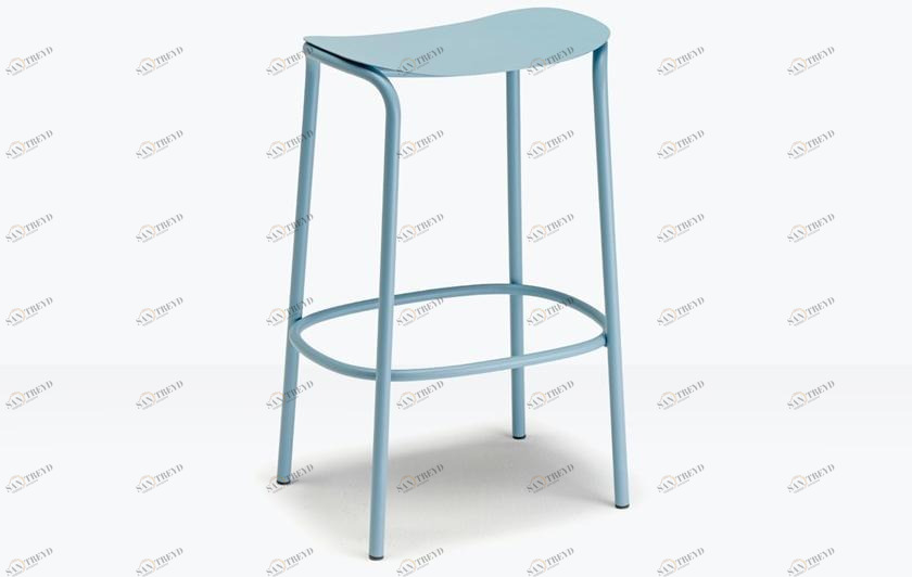 SCAB DESIGN Табурет из высокой стали с подставкой для ног Trick sun-id-1386632