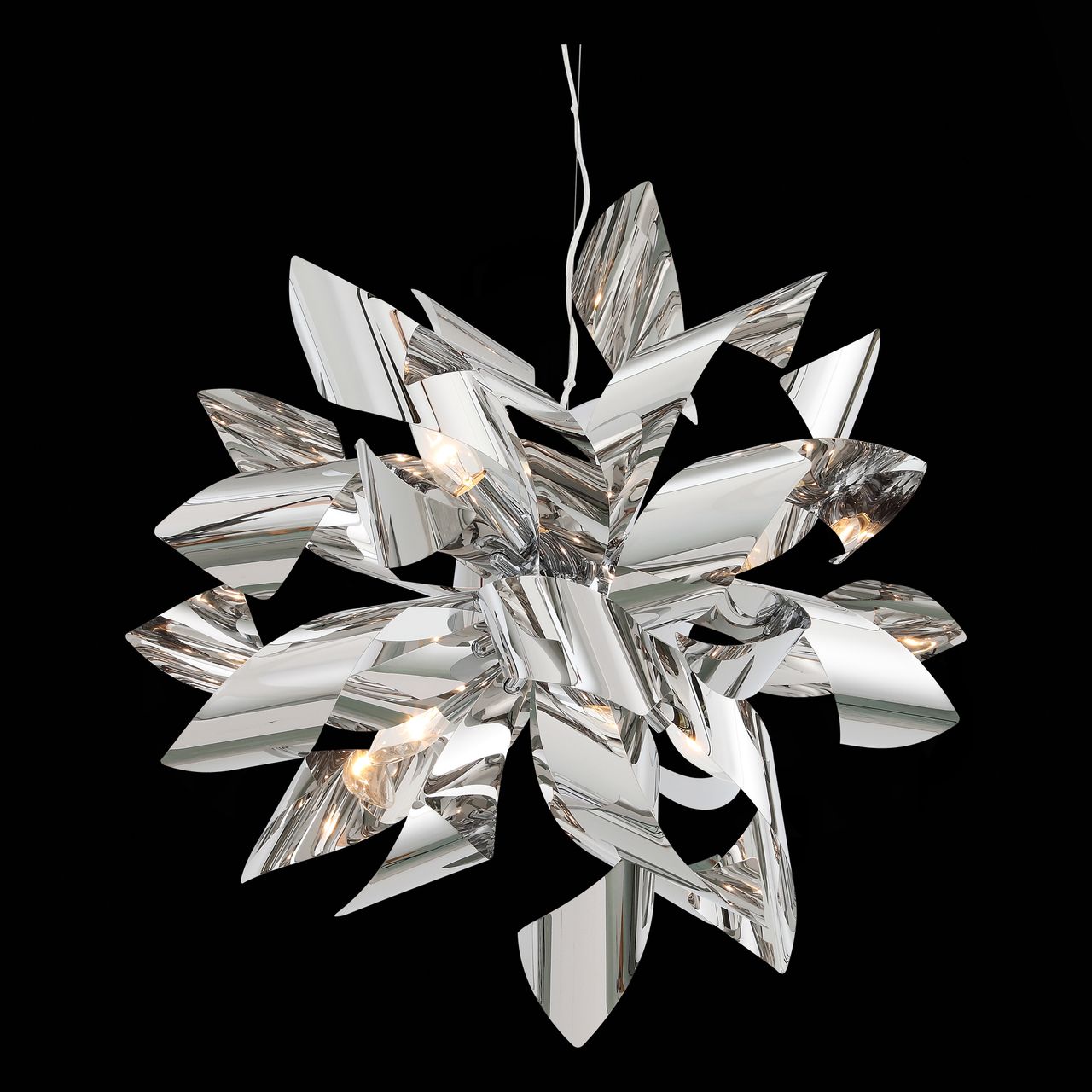Дизайнерская подвесная люстра ST Luce Spiraglio SL453.103.06 хром ST LUCE ДИЗАЙНЕРСКИЕ 108703 Хром  - Вид №1