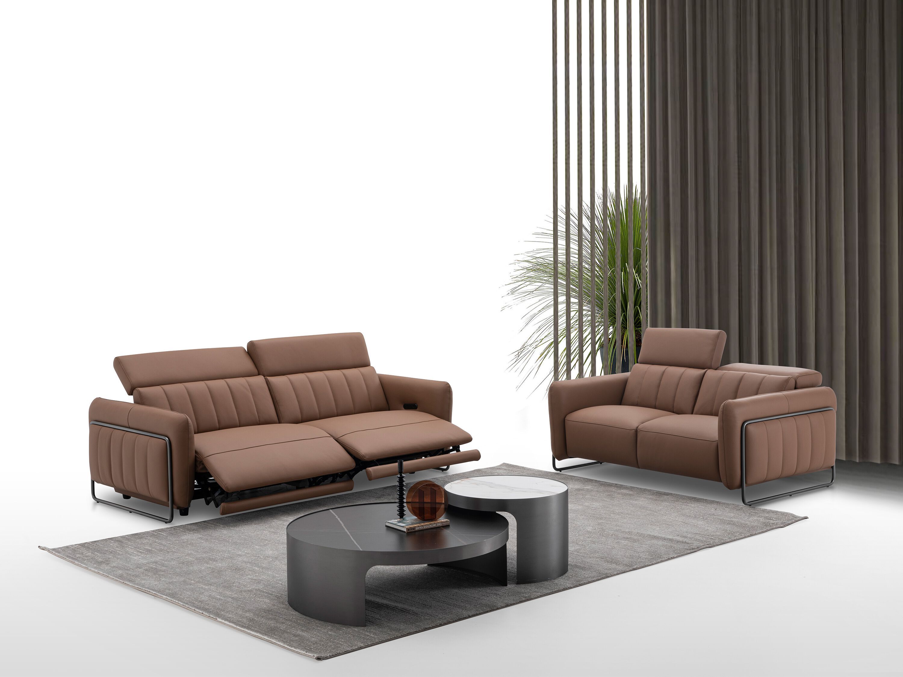 Кожаный диван с электроприводом и подставкой для ног CAMPO DE' FIORI 5283 ARCH-00074666 - Вид №6