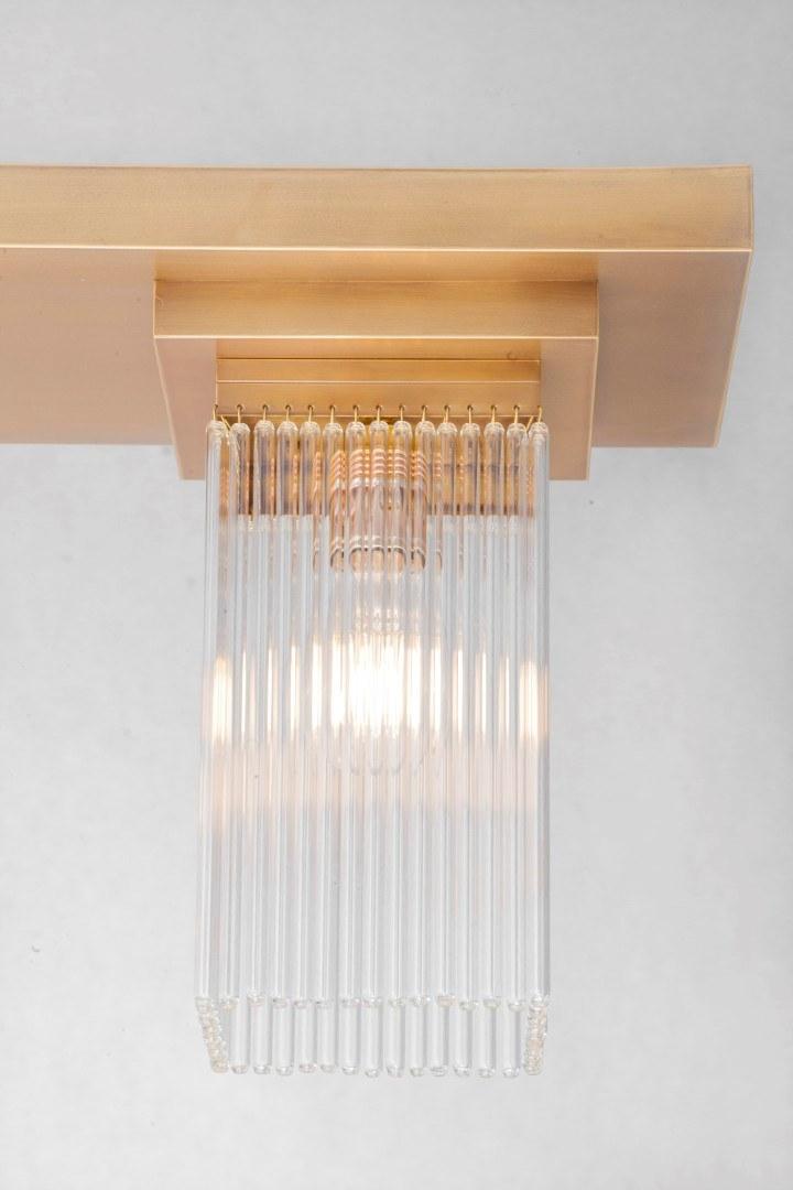 Patinas Lighting Подвесной светильник из латуни и стекла Monaco sun-id-1381193 - Вид №3