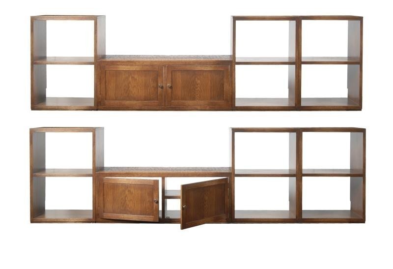 Сделанный на заказ медиа-блок из дуба ijlbrown sun-id-3251853