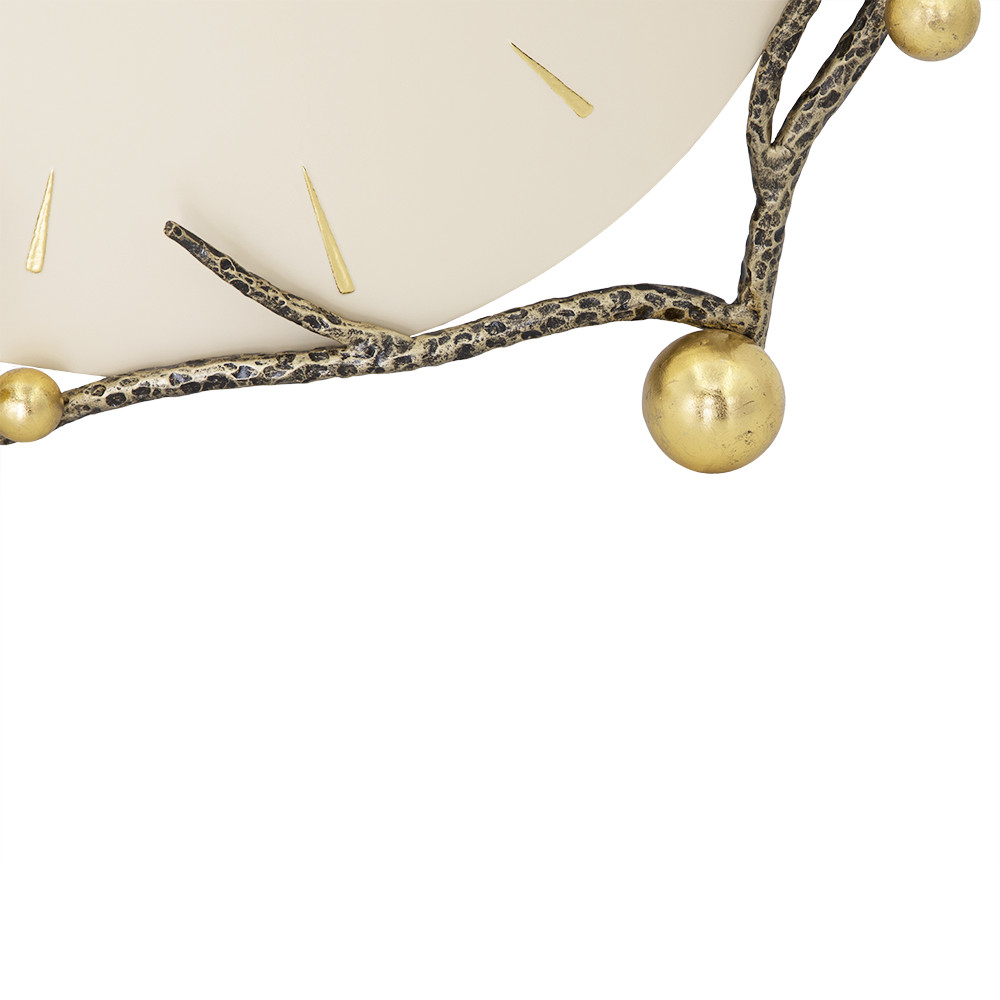 45018 Часы настенные Терра Бранч Амбер Айвори BOGACHO 4627179656485 - Вид №1