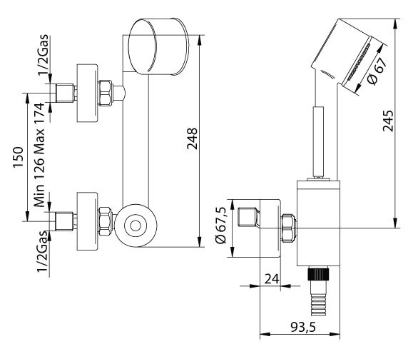 1583200000SF-1 Смеситель Bandini Coco Santreyd - Вид №1