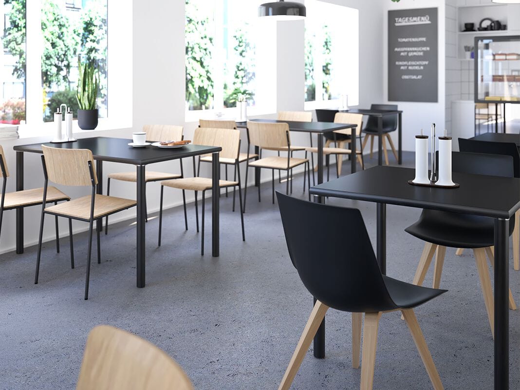 Пластиковый и деревянный стул для ресторана SCHNEEWEISS interior Blaq ARCH-00121402 - Вид №5