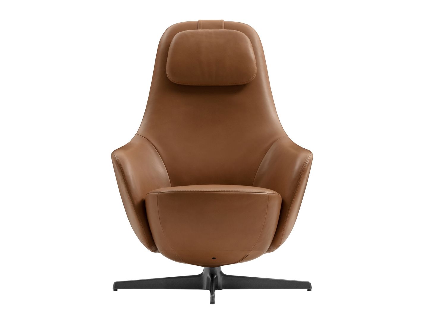 Кожаное кресло с подголовником B&B Italia Harbor ARCH-00152313