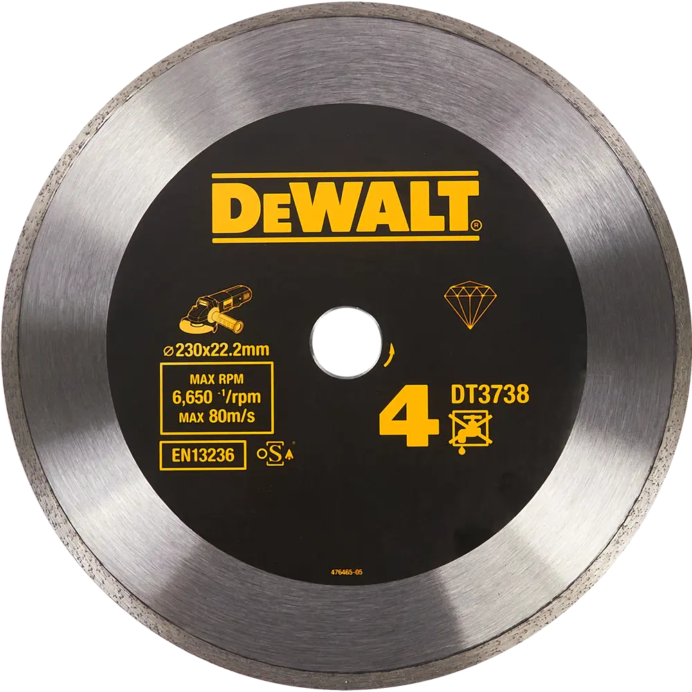 Круг алмазный по керамике Dewalt DT3738-XJ 230x22.2x2 мм STLM-2177309