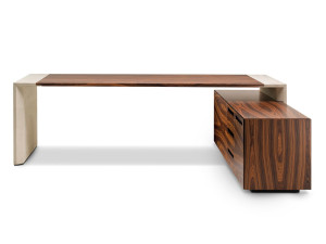 Деревянный направленный угловой стол