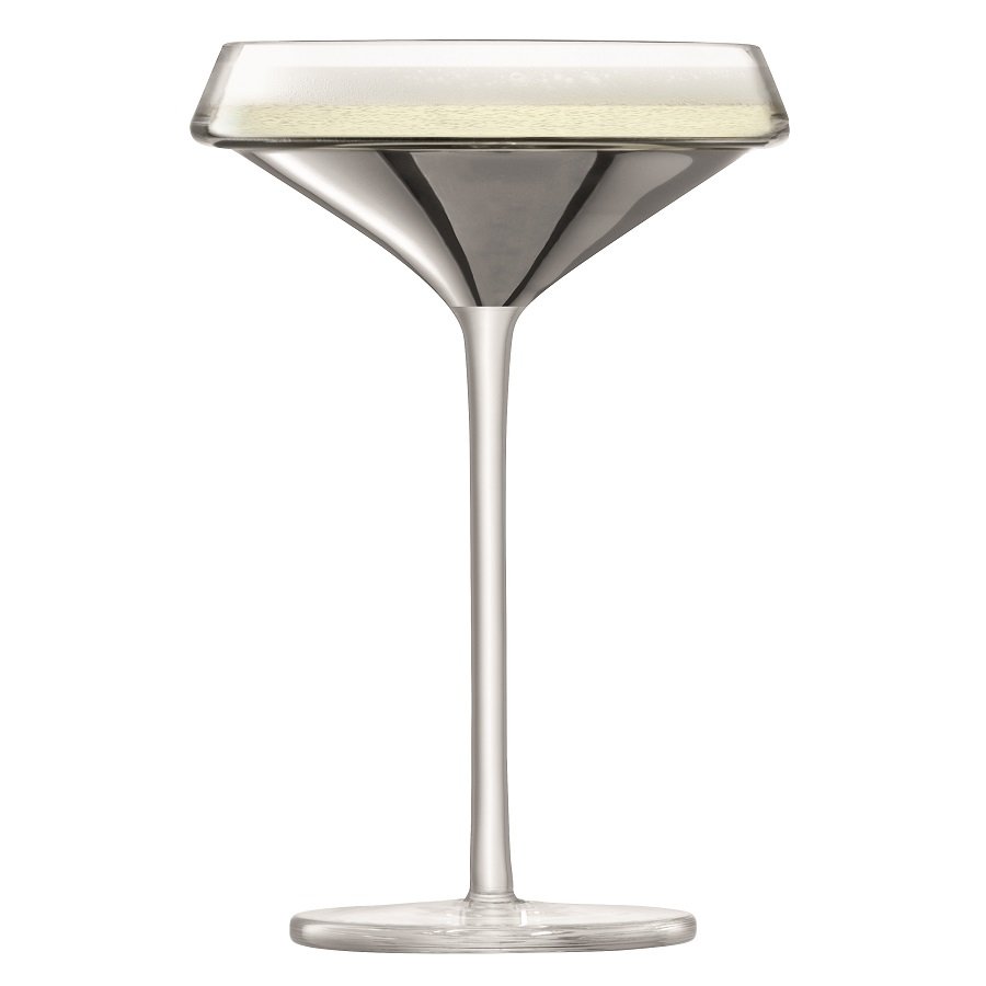 Набор из 2 бокалов-креманок 240 мл платина Space LSA INTERNATIONAL SPACE 00-3863230 Прозрачный;серебро - Вид №3