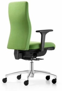 Dauphin Регулируемое по высоте офисное кресло из ткани с 5 спицами и подлокотниками Shape Sh 3885