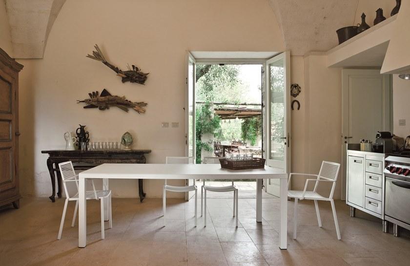 FAST Штабелируемый алюминиевый садовый стул с подлокотниками Omnia selection 1502 - Вид №1