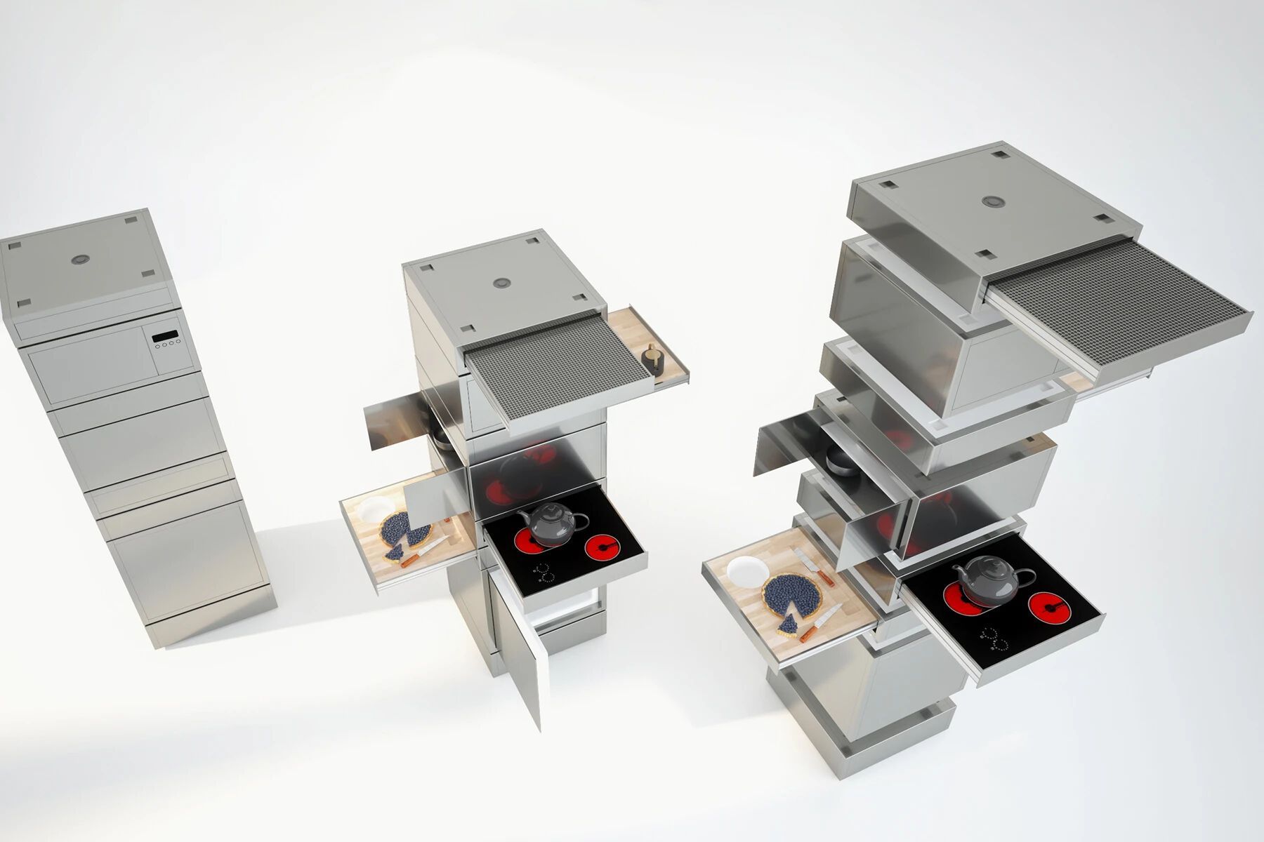 Металлическая мини-кухня Concepticon TOTEM ARCH-00118659 - Вид №1