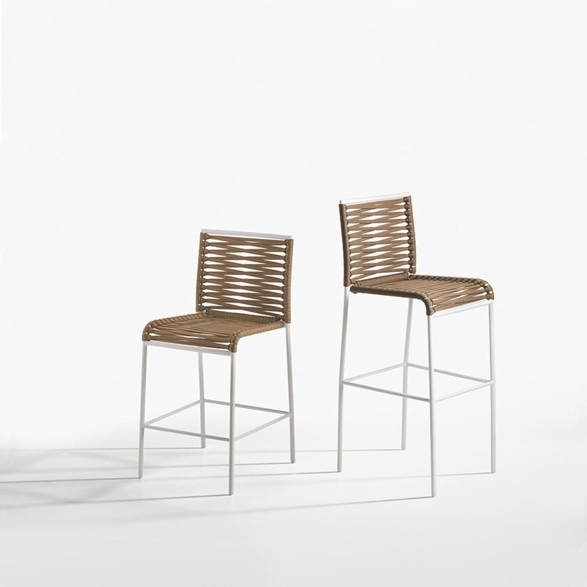 Potocco Высокий табурет со спинкой Aria 864/s - Вид №2