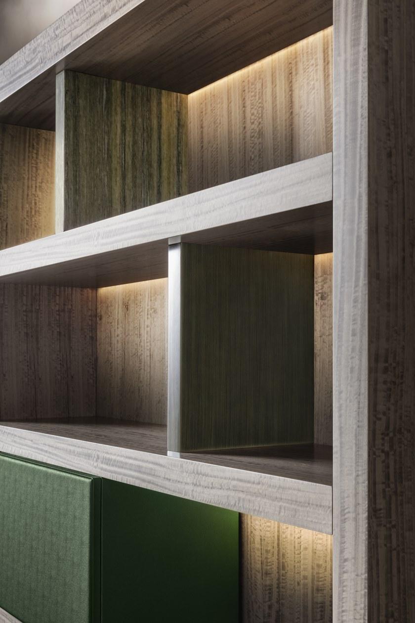 OAK Деревянный книжный шкаф с подсветкой Metronome sun-id-1408441 - Вид №3