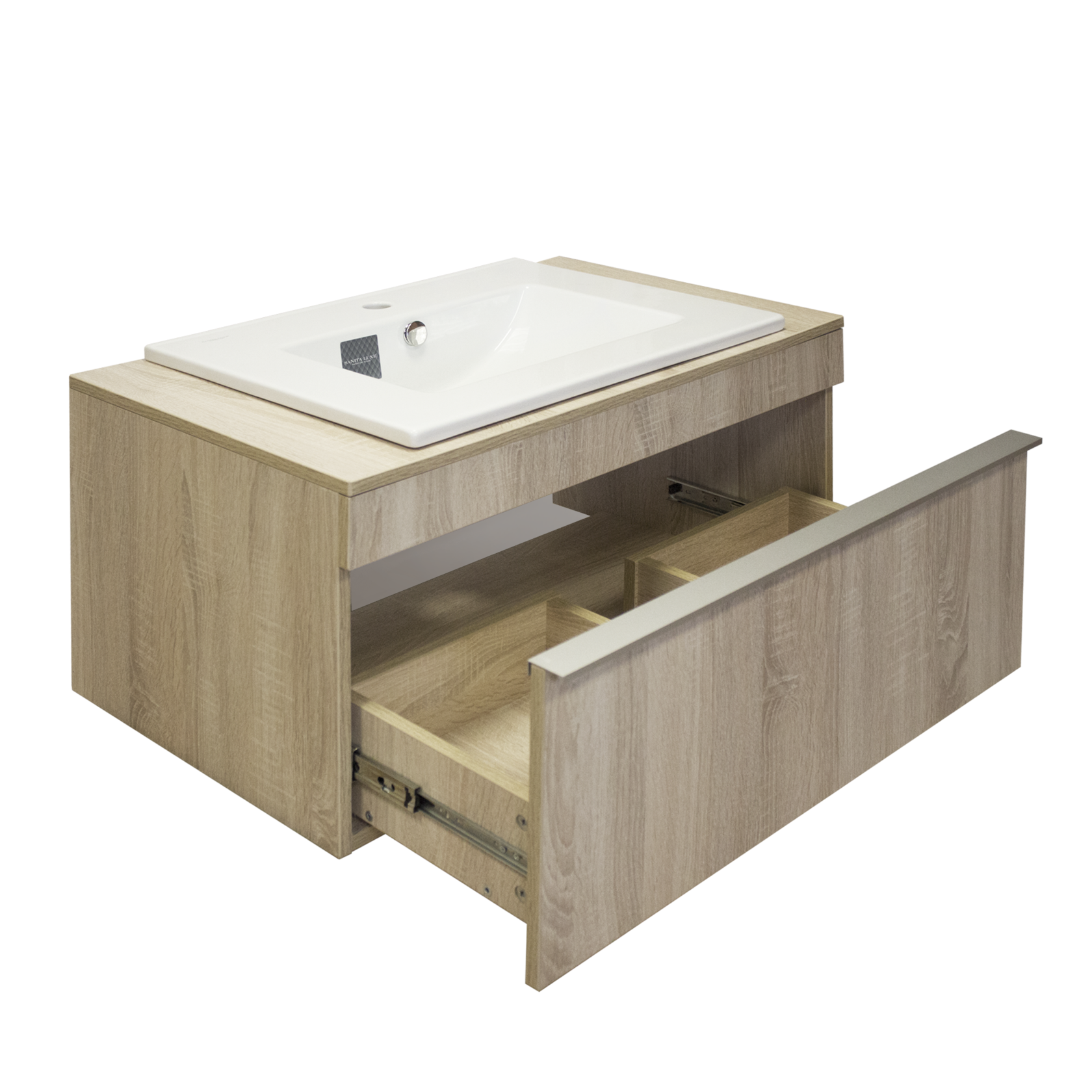 Тумба подвесная STAR80 / Дуб сонома SANITA LUXE QDRSLCW60201W1 - Вид №7