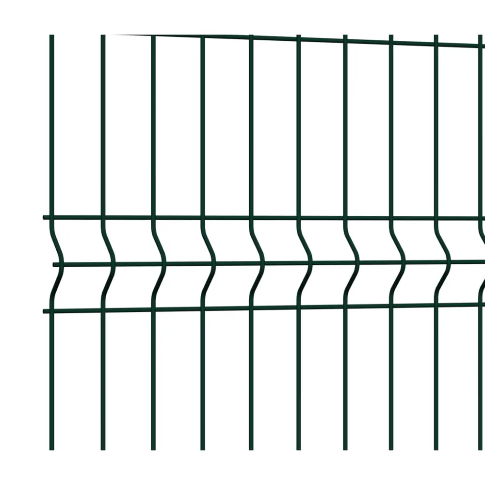 3D панель для забора Grand Line Fine 2.5x1.53 м полиэстр RAL 6005 зелёный 89350081 STLM-2095423 - Вид №1