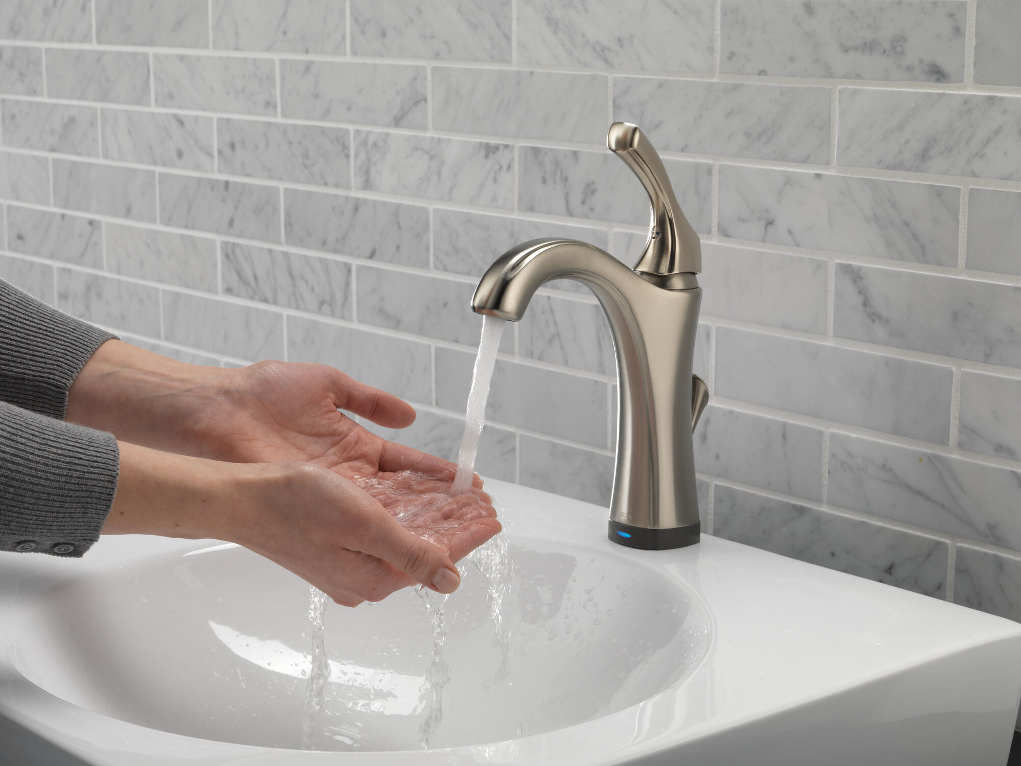 Смеситель для ванной с одной ручкой с технологией Touch2O.xt® Delta Faucet 592T-SS-DST - Вид №9