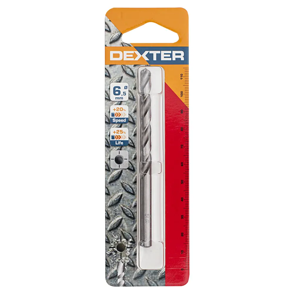 Сверло по металлу HSS-G 6.5х101 мм Dexter SM263 16660759 STLM-2175578  - Вид №4