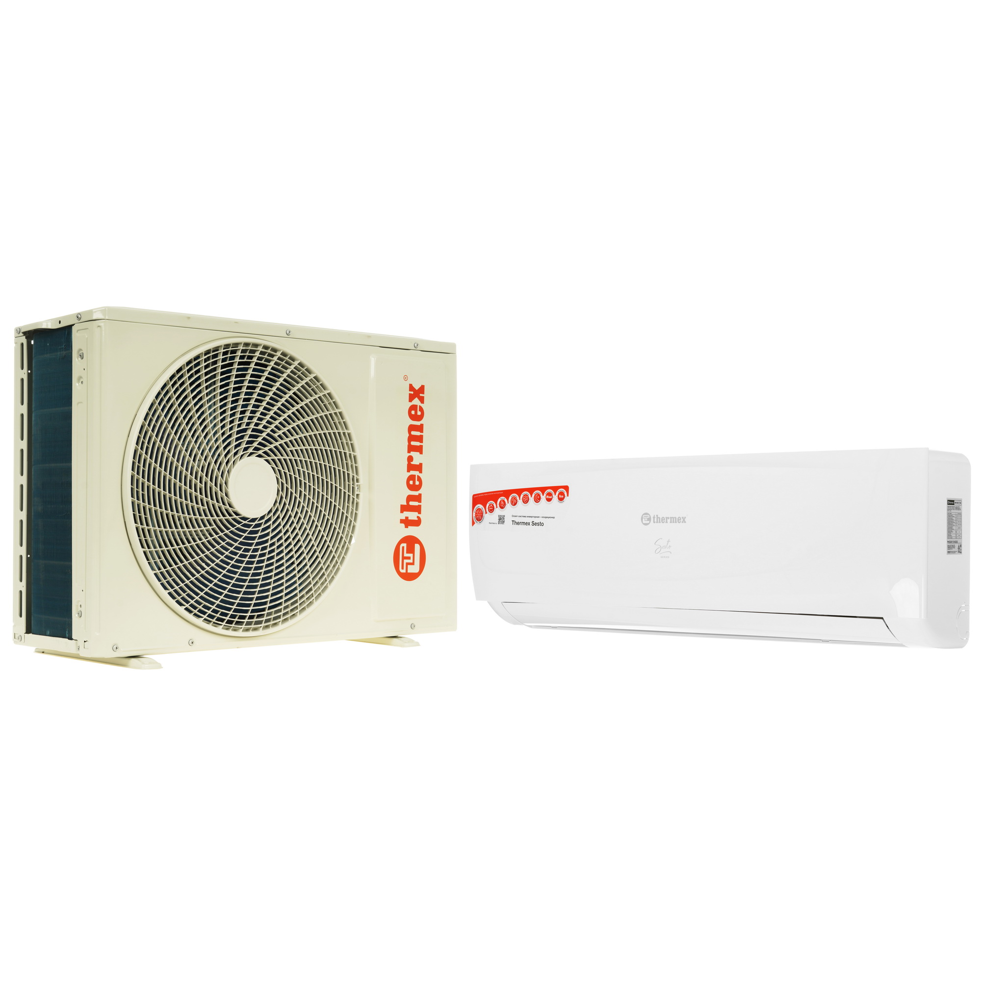 9095842 Кондиционер настенный сплит-система Thermex Sesto 18 белый STDN-0138393