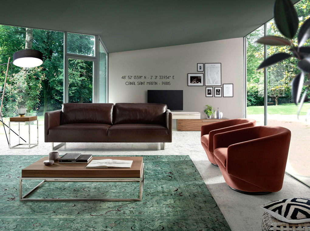 072676 Диван двухместный -2P Angel Cerda KF1038  - Вид №3