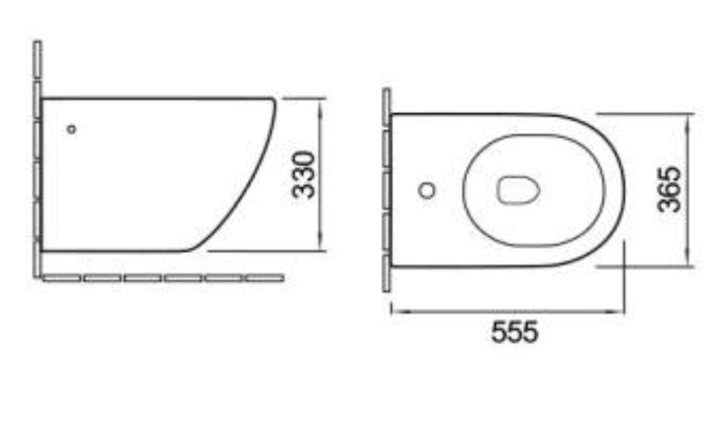SL-5058MB Биде подвесное черное матовое LAB.Space  - Вид №1