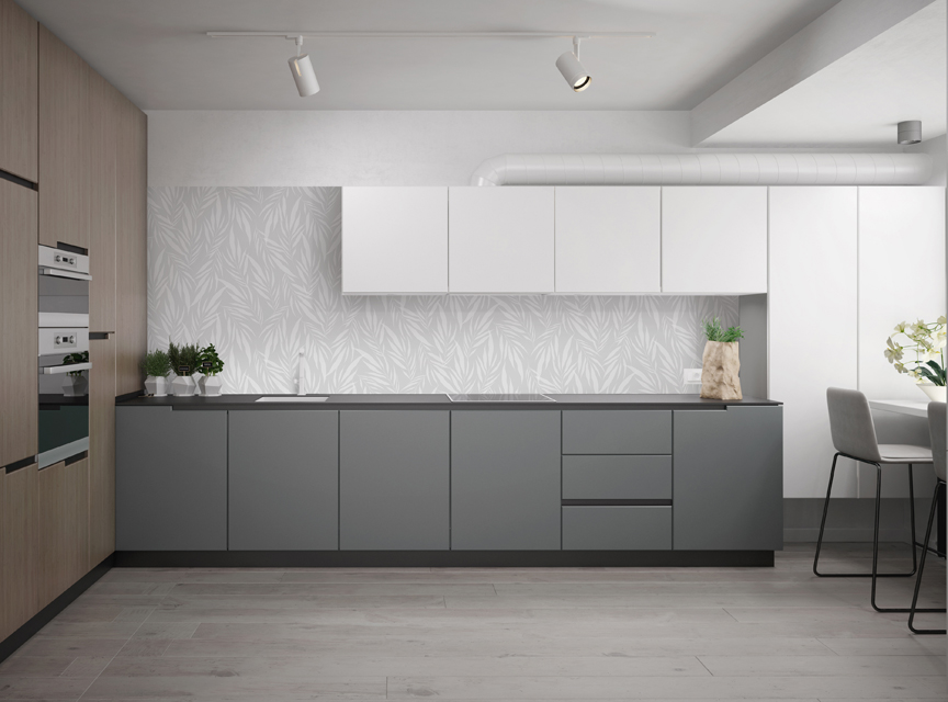 Стеновые панели - Лиственный иней LIGRON LIST64 2309 - Вид №6