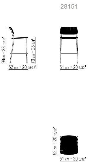 Flexform Высокий табурет с подставкой для ног First steps sun-id-1505525 - Вид №2