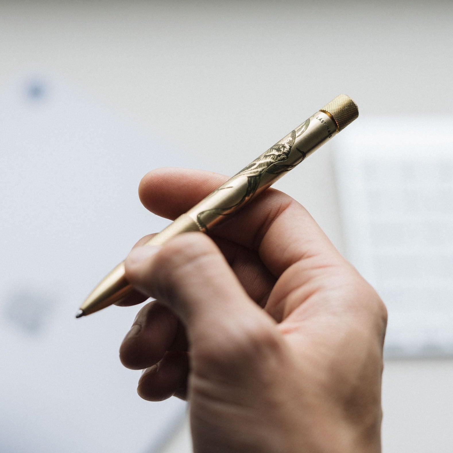 W204STE-OCT X Lást Maps Octopus - Механическая ручка - Сталь Wingback  - Вид №1