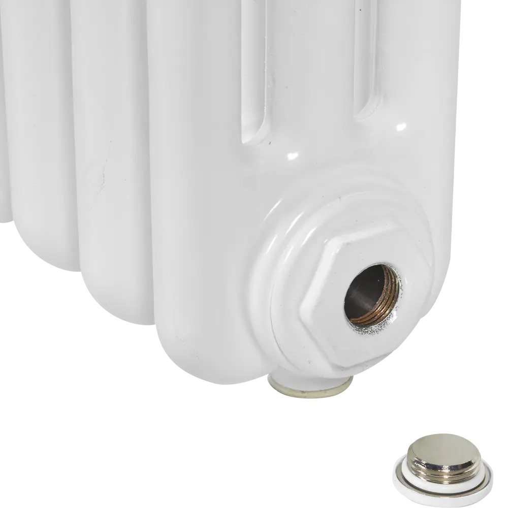 Радиатор Irsap Tesi 30565 20 секций нижнее подключение сталь цвет белый STLM-2139484 - Вид №4