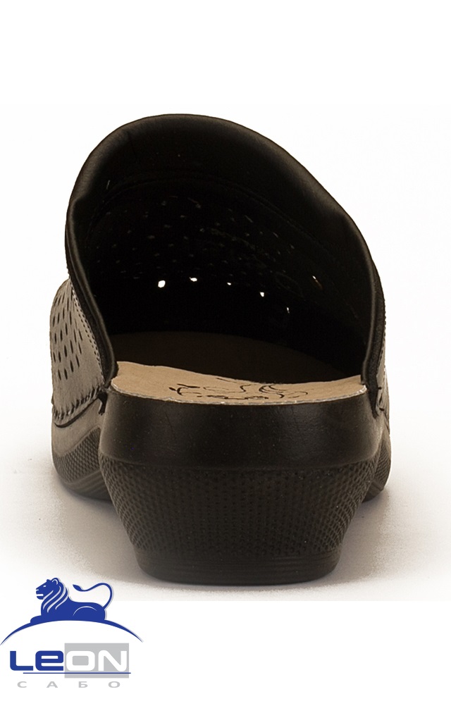 62035 Сабо "Leon LIGHT" женские черные LEON  Сабо и сланцы размер 37  - Вид №4