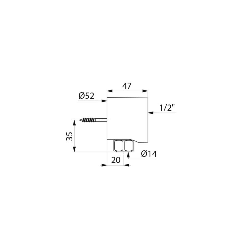 841215 Усиленное настенное крепление DELABIE  - Вид №1