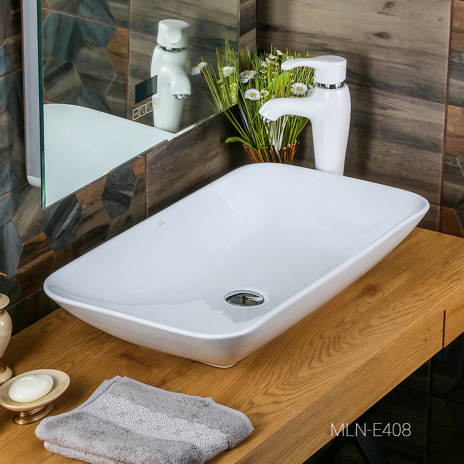 Накладная раковина melana mln-e408 E408-805