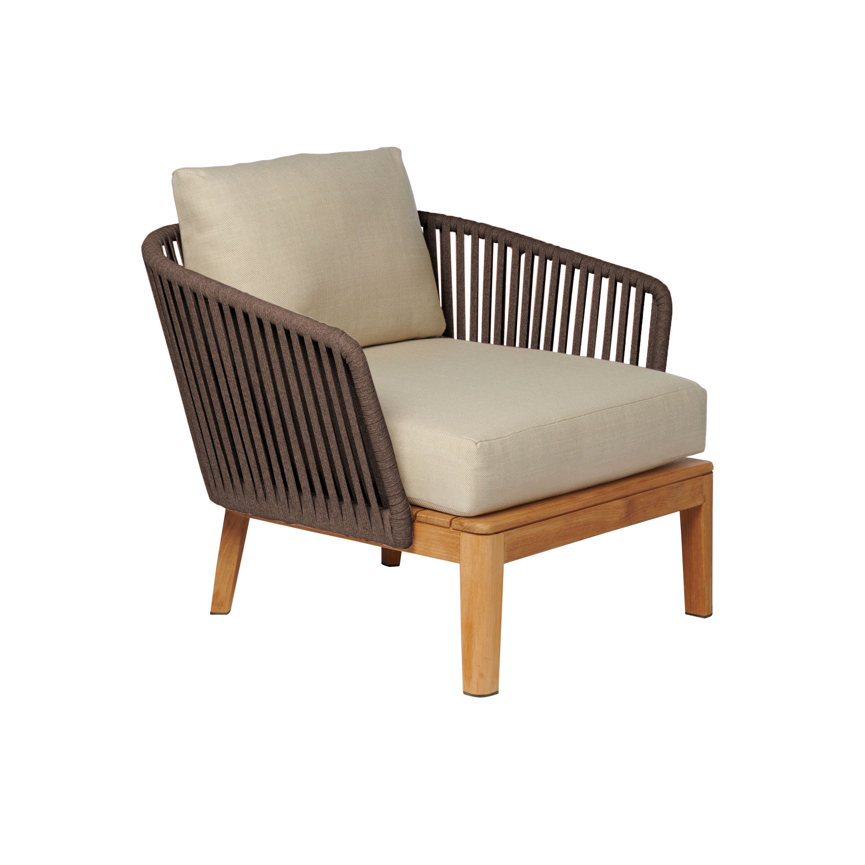 Тканевое садовое кресло с подлокотниками TRIBÙ Mood ARCH-00011932