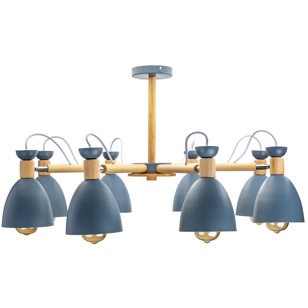 Люстра потолочная «Volante» 525981 8 ламп цвет серый RITTER STLM-2137644 - Вид №2