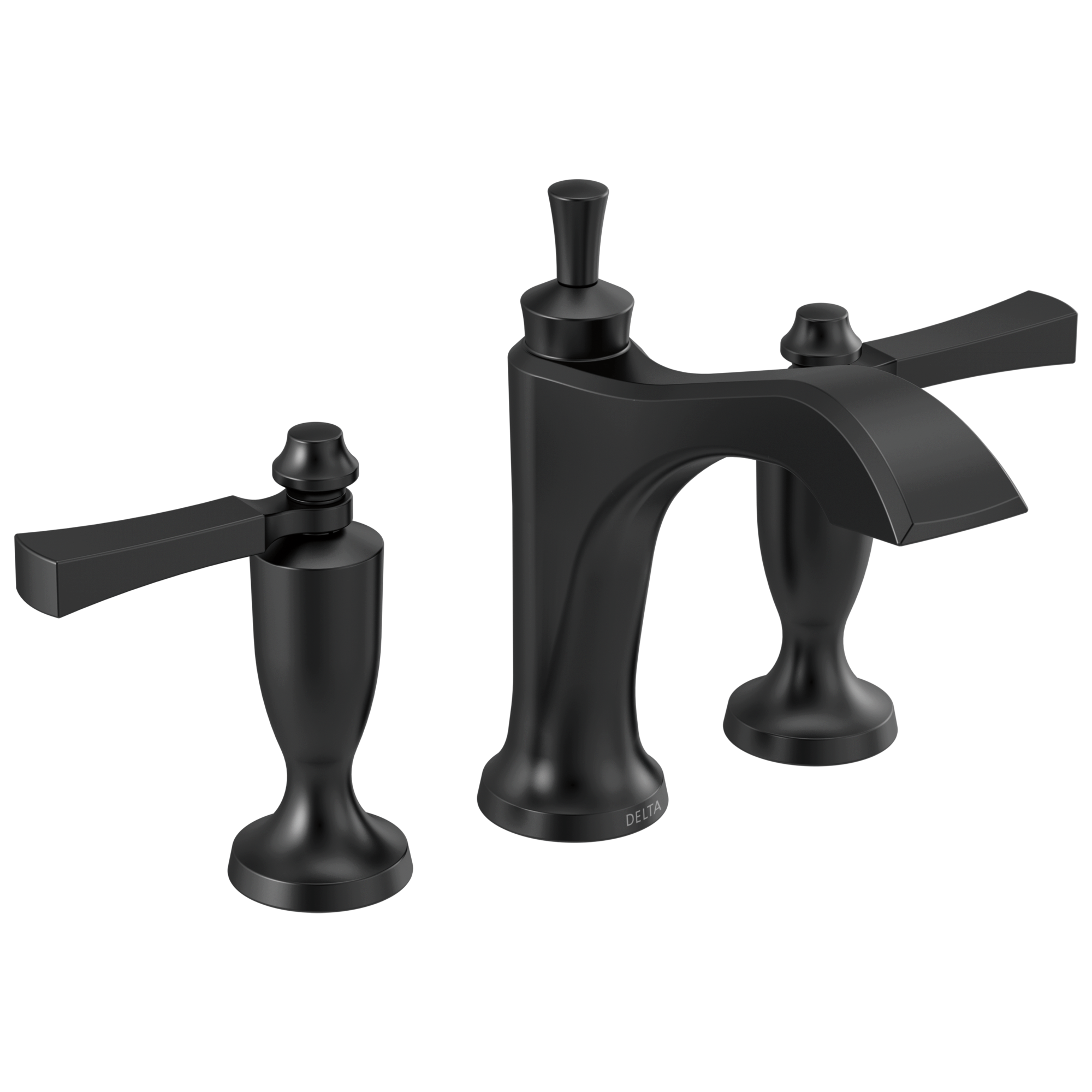 3556-BLMPU-DST Смеситель для ванной комнаты с двумя ручками Delta Faucet Dorval Матовый черный 