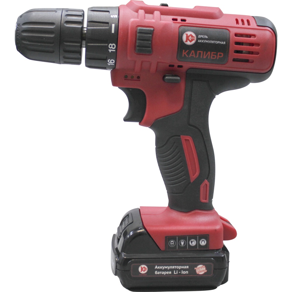 70732 Калибр Аккумуляторная дрель (Li-Ion) ДА-12 